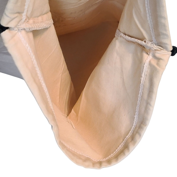 CHRISTIAN AUDIGIER LOS ANGELES Est. 1958 Tan Logo Drawstring Dust Bag 18 x 12.5" - Picture 7 of 12